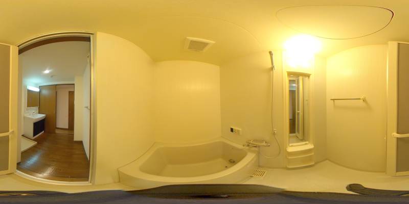 パノラマ画像バスルーム