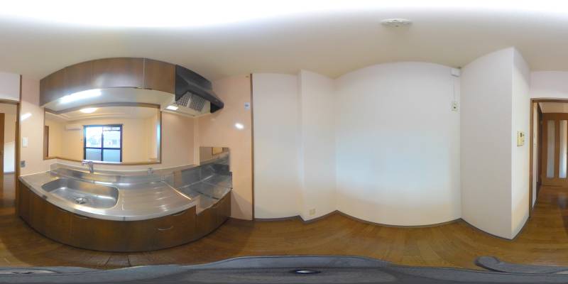 パノラマ画像キッチン