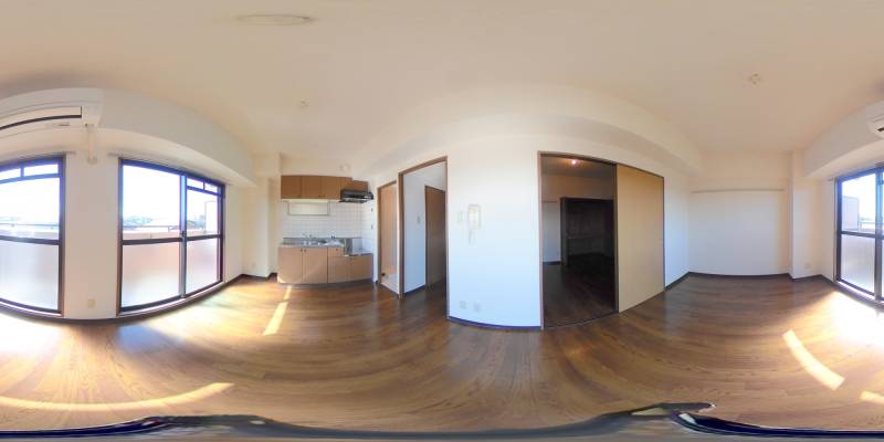 パノラマ画像リビング