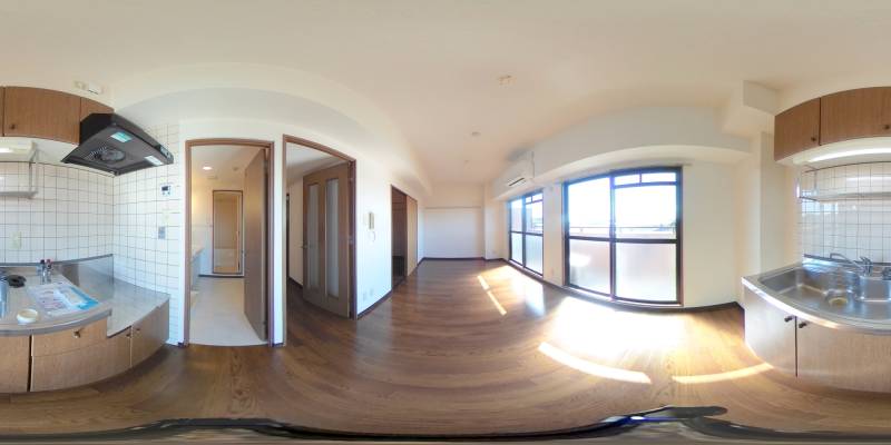 パノラマ画像キッチン