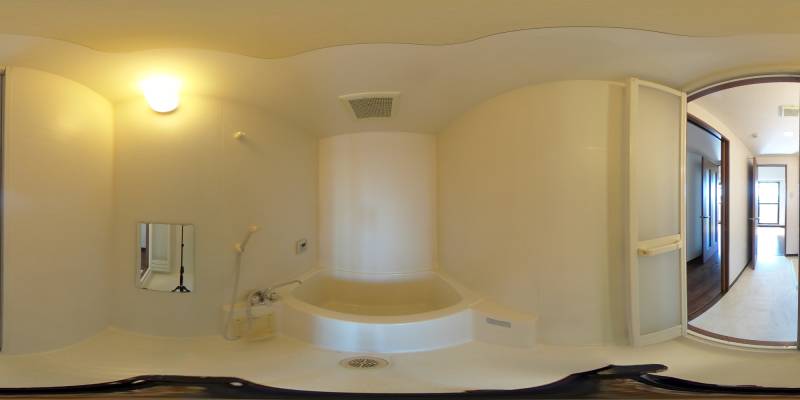 パノラマ画像バスルーム