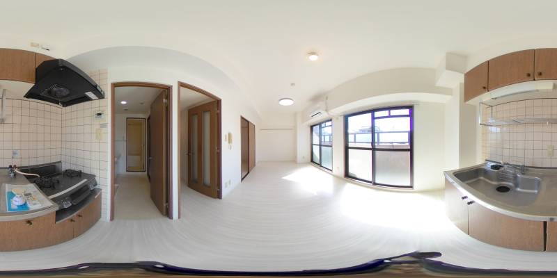 パノラマ画像キッチン