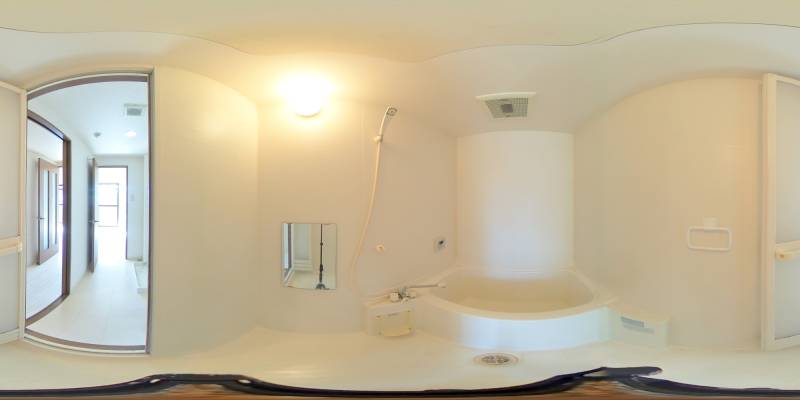 パノラマ画像バスルーム