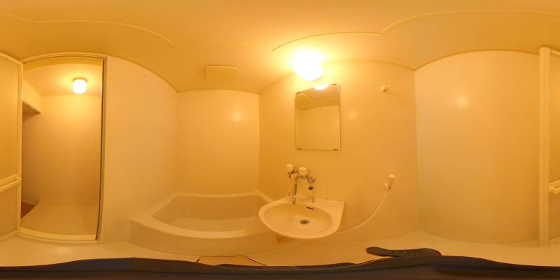 パノラマ画像バスルーム