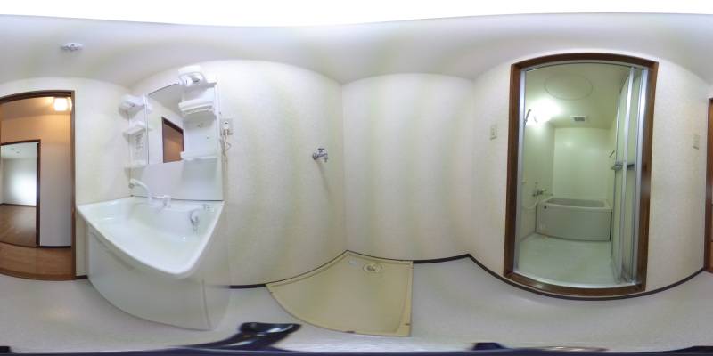 パノラマ画像洗面所