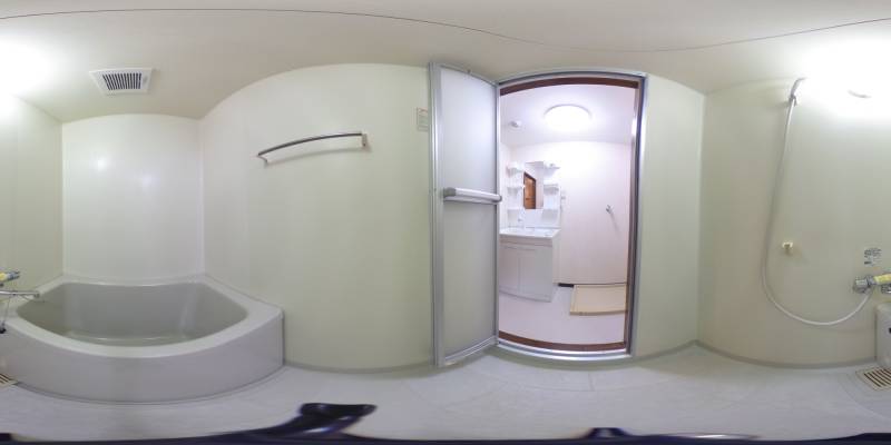 パノラマ画像バスルーム