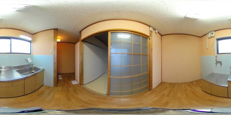 パノラマ画像キッチン