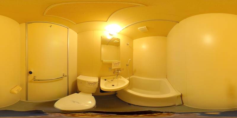 パノラマ画像バスルーム