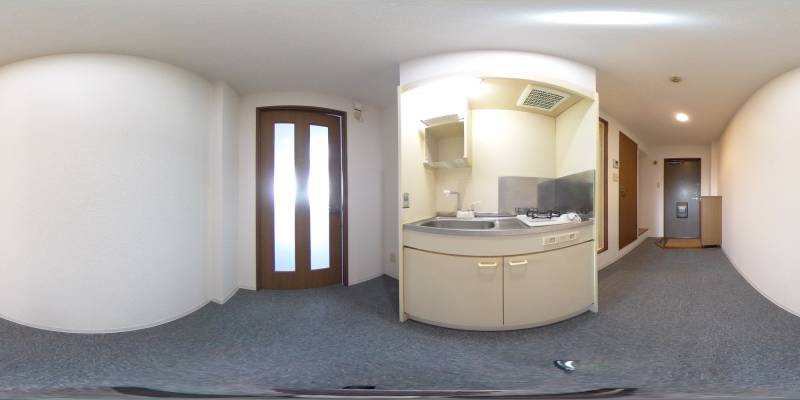 パノラマ画像キッチン