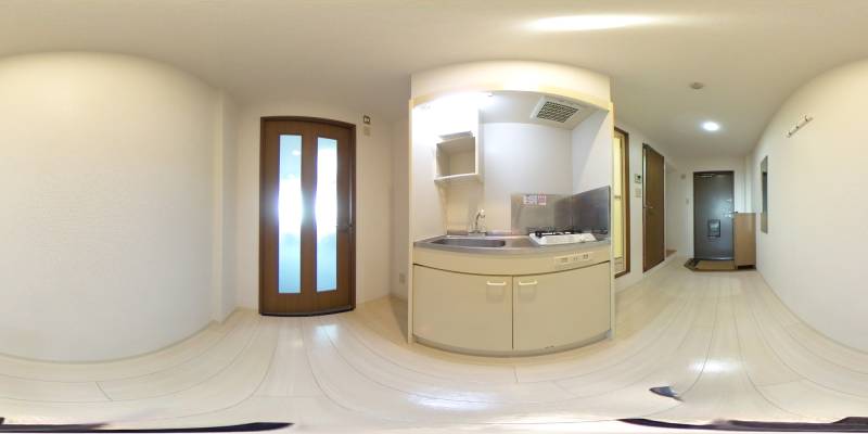 パノラマ画像キッチン