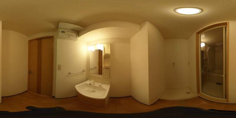 パノラマ画像洗面所