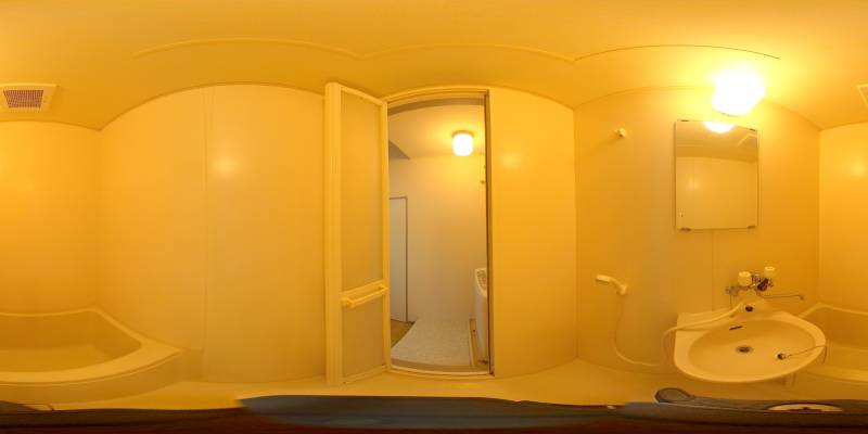 パノラマ画像バスルーム