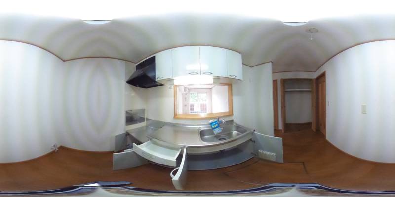 パノラマ画像キッチン