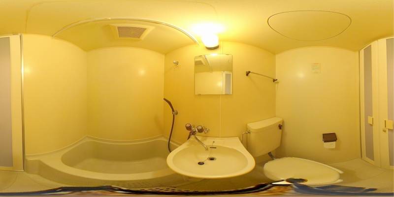 パノラマ画像バスルーム