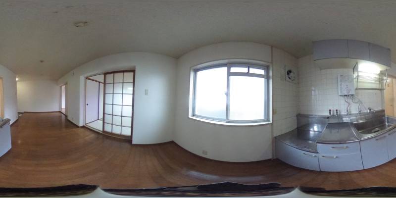 パノラマ画像キッチン