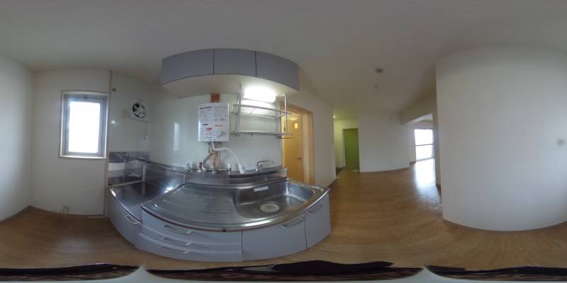 パノラマ画像キッチン