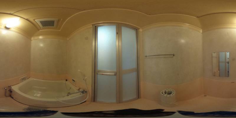 パノラマ画像バスルーム