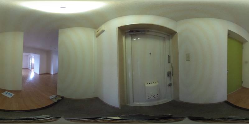 パノラマ画像玄関