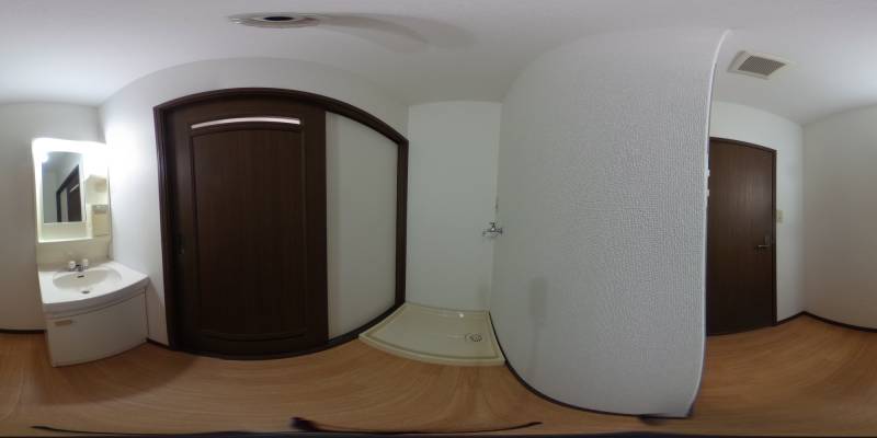 パノラマ画像洗面所