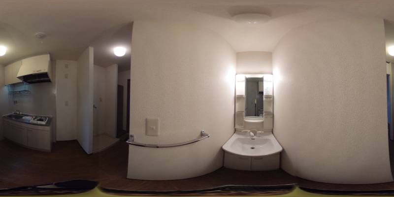 パノラマ画像洗面所