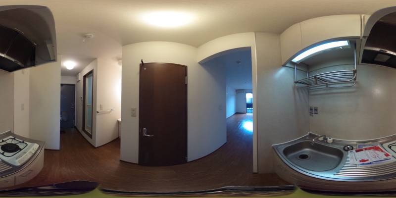 パノラマ画像キッチン