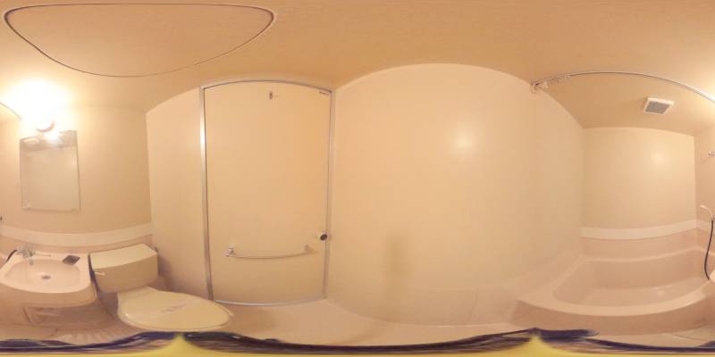 パノラマ画像バスルーム