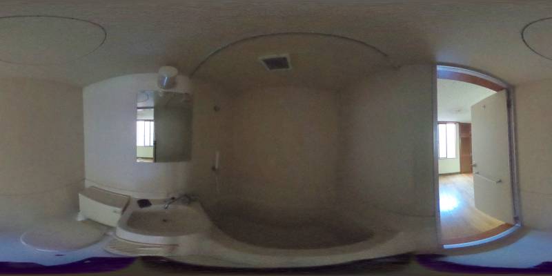 パノラマ画像バスルーム