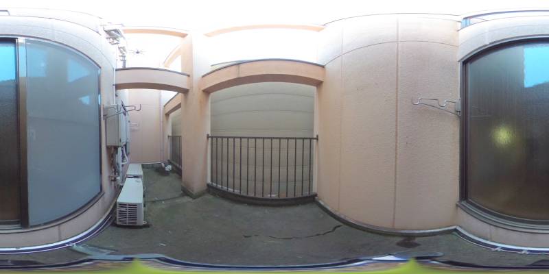 パノラマ画像バルコニー