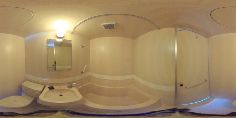 パノラマ画像バスルーム