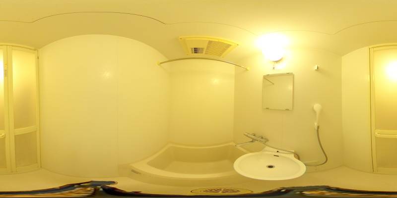 パノラマ画像バスルーム