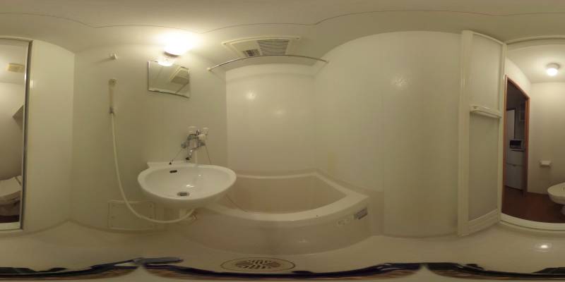 パノラマ画像バスルーム