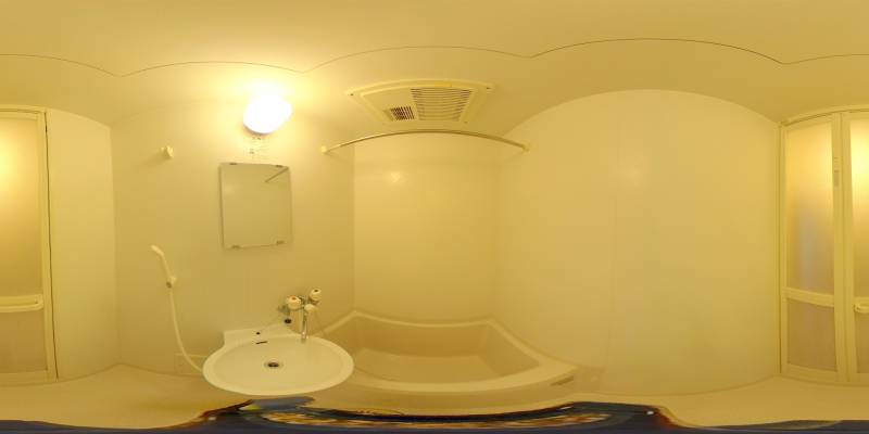 パノラマ画像バスルーム