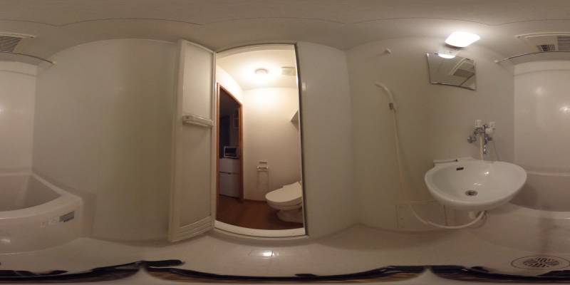 パノラマ画像バスルーム