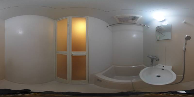 パノラマ画像バスルーム