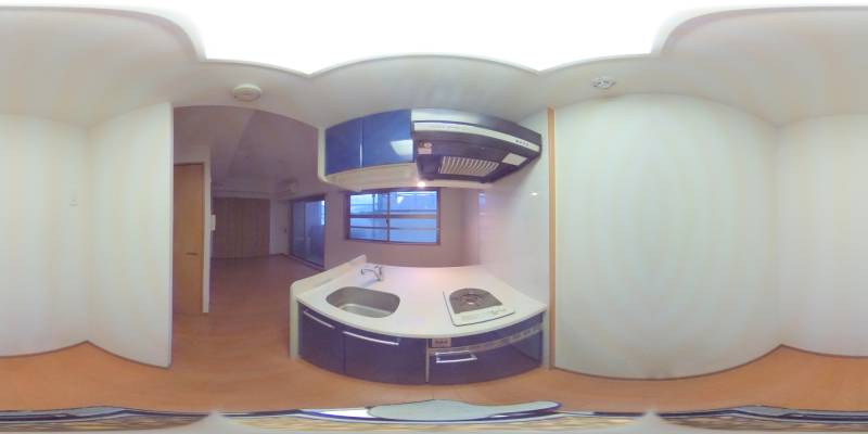 パノラマ画像キッチン