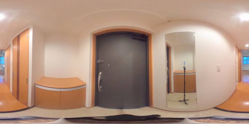 パノラマ画像玄関