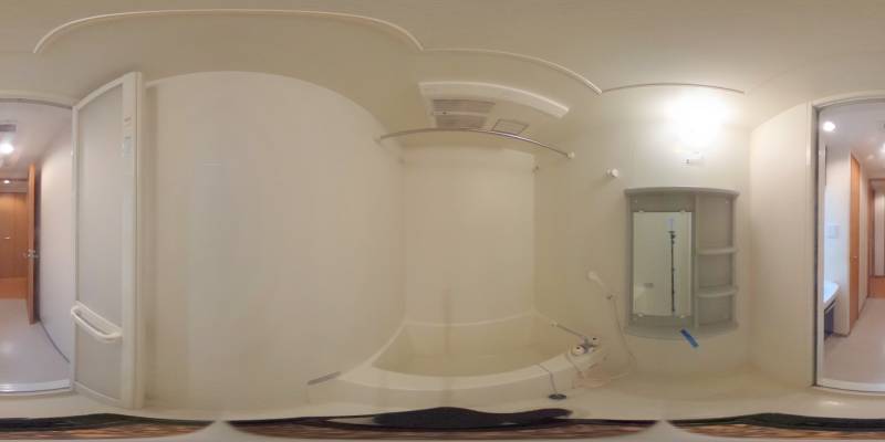 パノラマ画像バスルーム