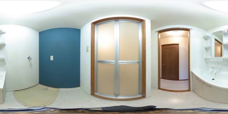 パノラマ画像洗面所