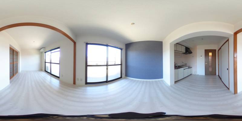 パノラマ画像リビング