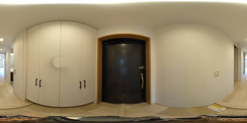 パノラマ画像玄関