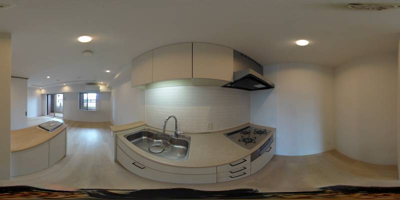 パノラマ画像キッチン