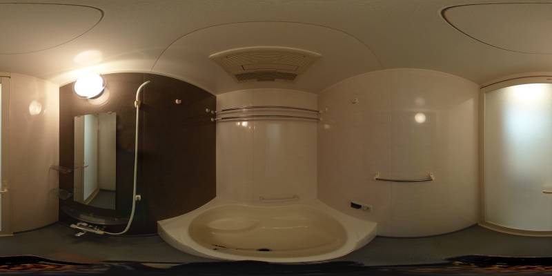 パノラマ画像バスルーム