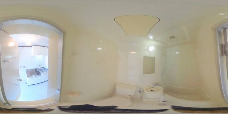 パノラマ画像バスルーム