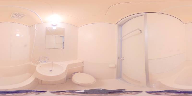 パノラマ画像バスルーム