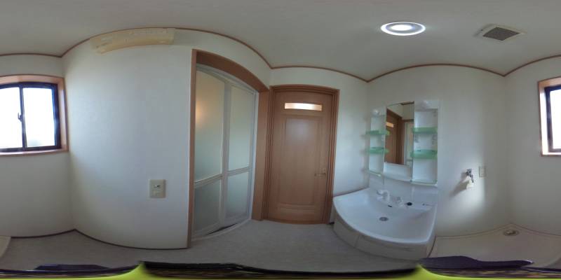 パノラマ画像洗面所