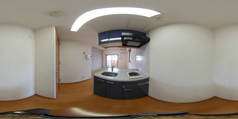 パノラマ画像キッチン