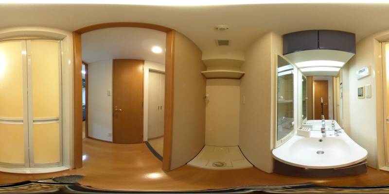 パノラマ画像洗面所