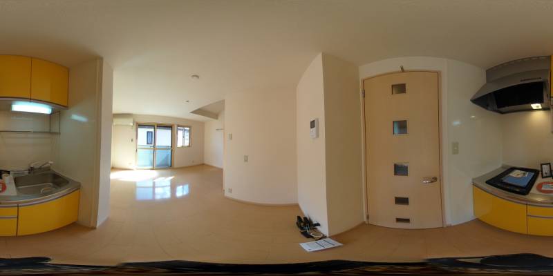 パノラマ画像キッチン