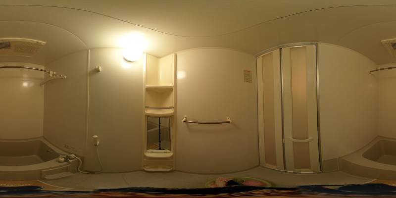 パノラマ画像バスルーム