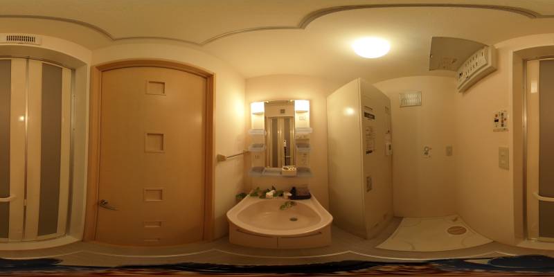 パノラマ画像洗面所